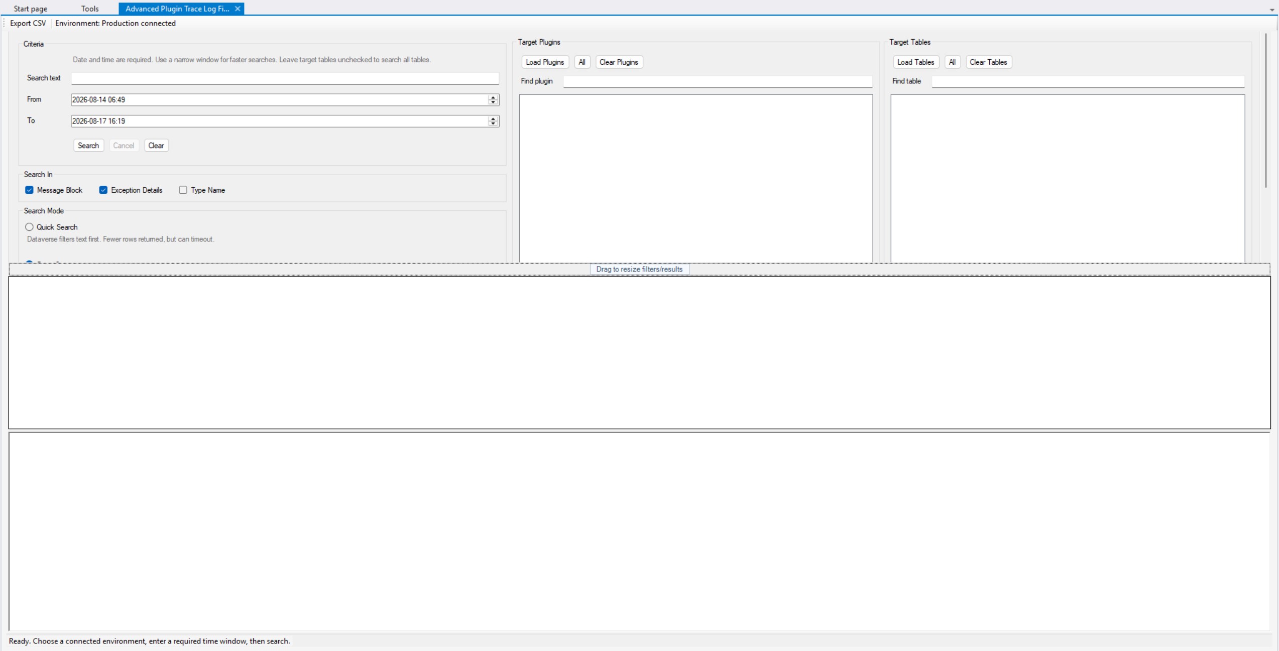 Advanced Plugin Trace Log Finder screenshot